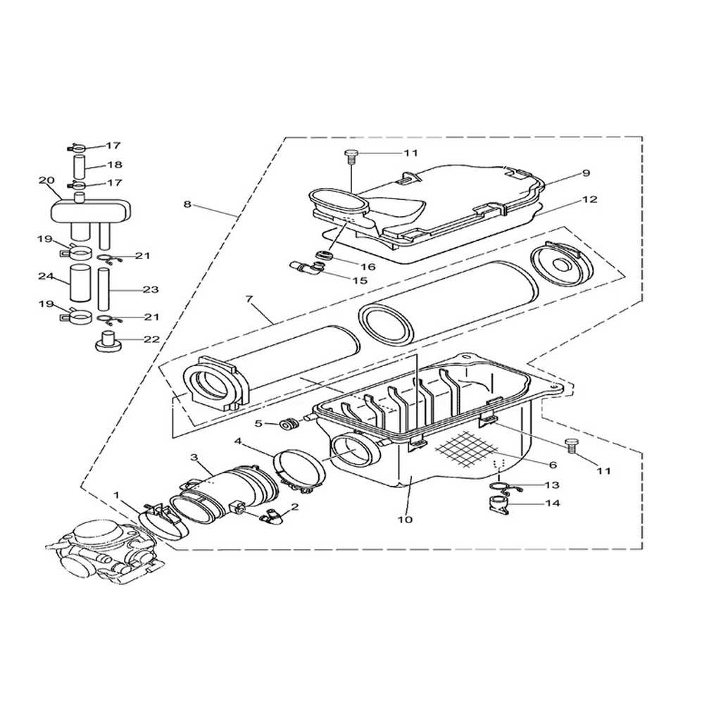 PUMAREX HS224 (HS700) IC HAVA FILTRESI #HS-ATV F0707